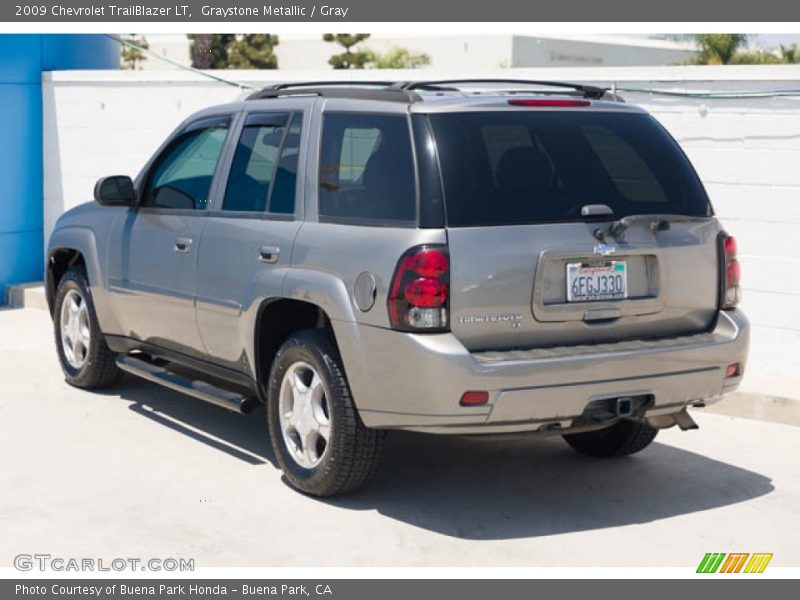 Graystone Metallic / Gray 2009 Chevrolet TrailBlazer LT