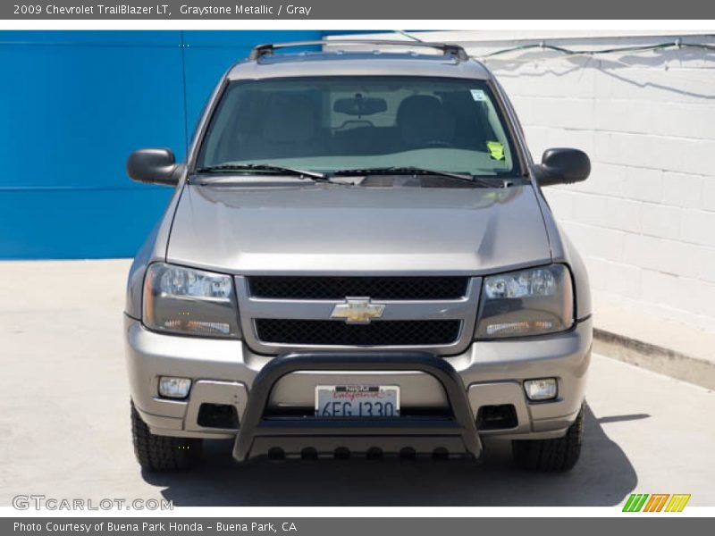 Graystone Metallic / Gray 2009 Chevrolet TrailBlazer LT