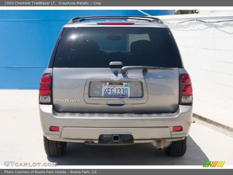Graystone Metallic / Gray 2009 Chevrolet TrailBlazer LT