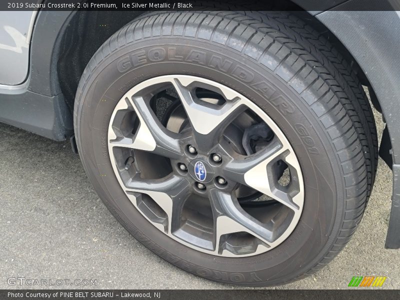 Ice Silver Metallic / Black 2019 Subaru Crosstrek 2.0i Premium