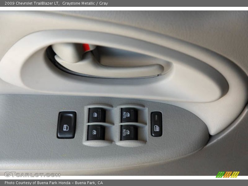 Graystone Metallic / Gray 2009 Chevrolet TrailBlazer LT