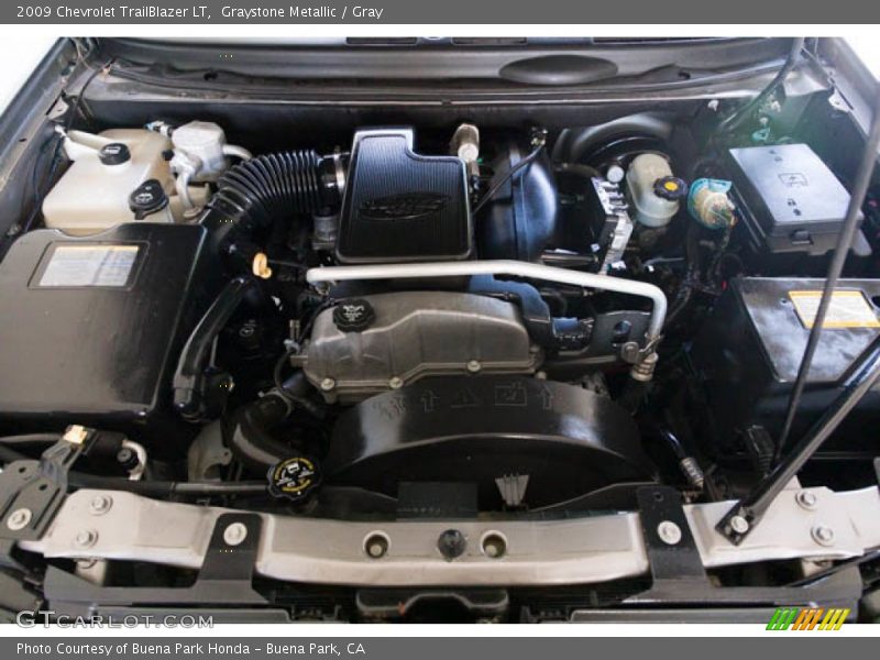 Graystone Metallic / Gray 2009 Chevrolet TrailBlazer LT