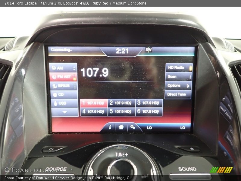 Ruby Red / Medium Light Stone 2014 Ford Escape Titanium 2.0L EcoBoost 4WD