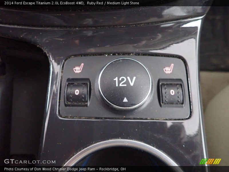 Ruby Red / Medium Light Stone 2014 Ford Escape Titanium 2.0L EcoBoost 4WD