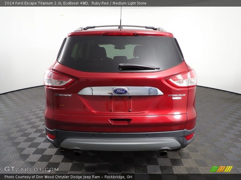 Ruby Red / Medium Light Stone 2014 Ford Escape Titanium 2.0L EcoBoost 4WD