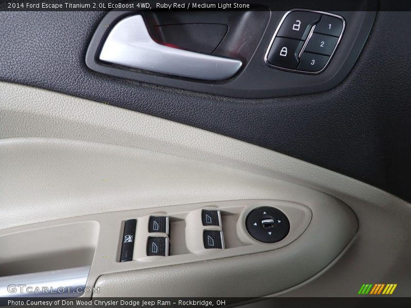 Ruby Red / Medium Light Stone 2014 Ford Escape Titanium 2.0L EcoBoost 4WD