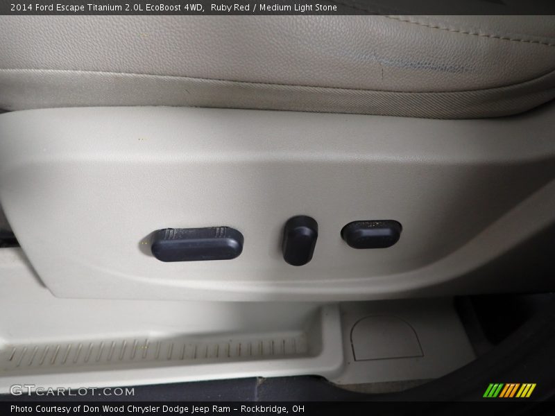 Ruby Red / Medium Light Stone 2014 Ford Escape Titanium 2.0L EcoBoost 4WD