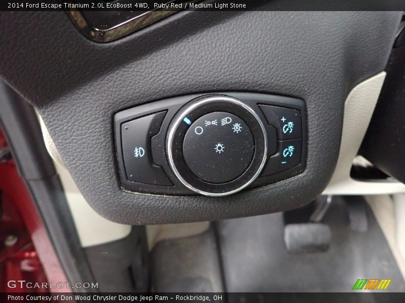 Ruby Red / Medium Light Stone 2014 Ford Escape Titanium 2.0L EcoBoost 4WD