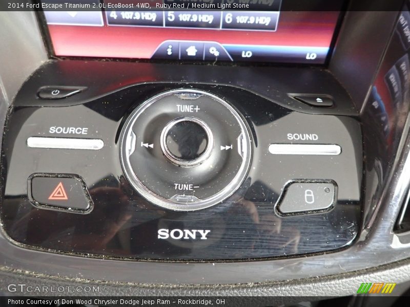 Ruby Red / Medium Light Stone 2014 Ford Escape Titanium 2.0L EcoBoost 4WD