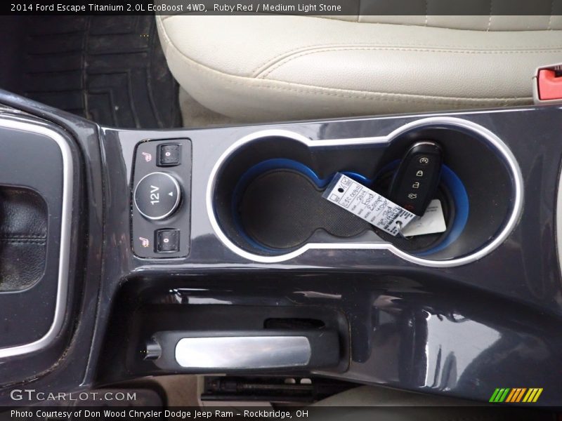 Ruby Red / Medium Light Stone 2014 Ford Escape Titanium 2.0L EcoBoost 4WD
