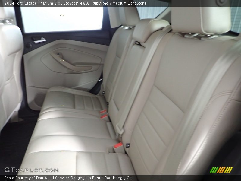 Ruby Red / Medium Light Stone 2014 Ford Escape Titanium 2.0L EcoBoost 4WD