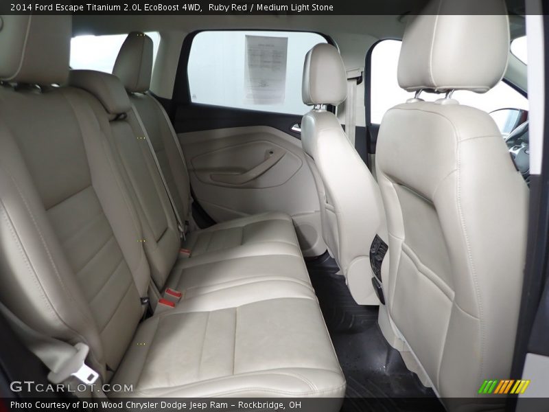 Ruby Red / Medium Light Stone 2014 Ford Escape Titanium 2.0L EcoBoost 4WD