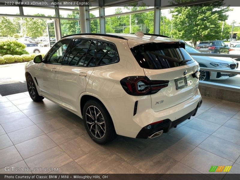 Alpine White / Cognac 2022 BMW X3 xDrive30i