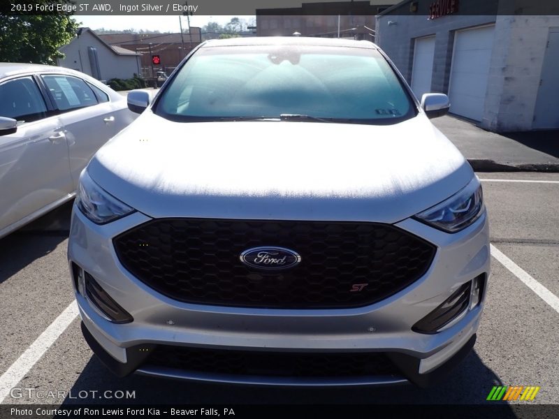 Ingot Silver / Ebony 2019 Ford Edge ST AWD