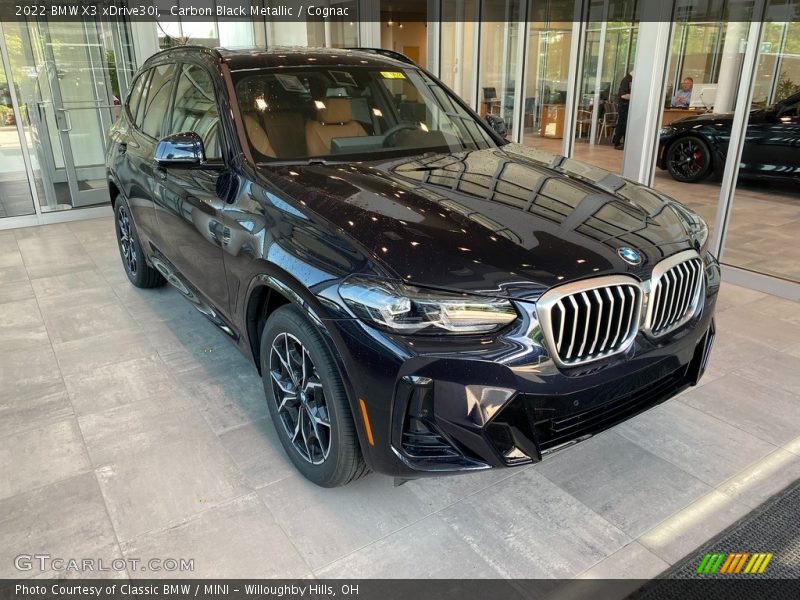 Carbon Black Metallic / Cognac 2022 BMW X3 xDrive30i
