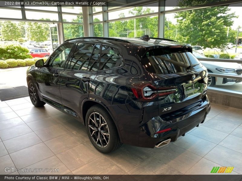 Carbon Black Metallic / Cognac 2022 BMW X3 xDrive30i