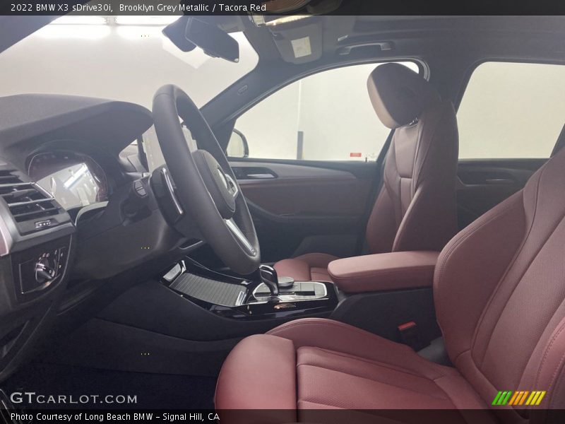 Brooklyn Grey Metallic / Tacora Red 2022 BMW X3 sDrive30i