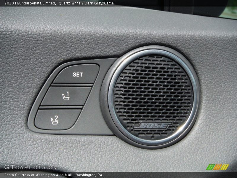 Quartz White / Dark Gray/Camel 2020 Hyundai Sonata Limited