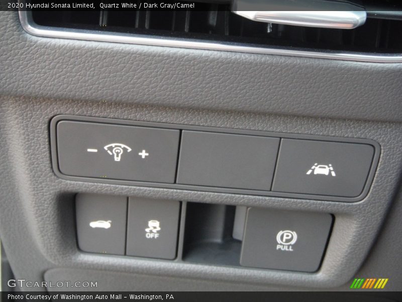 Quartz White / Dark Gray/Camel 2020 Hyundai Sonata Limited