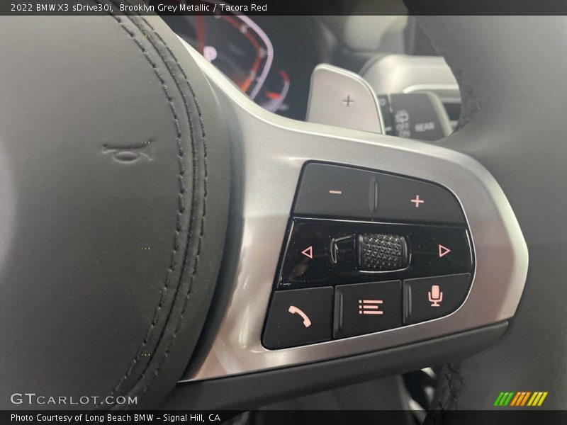 Brooklyn Grey Metallic / Tacora Red 2022 BMW X3 sDrive30i