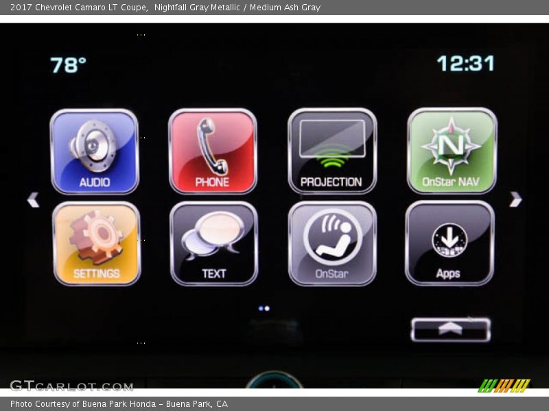 Nightfall Gray Metallic / Medium Ash Gray 2017 Chevrolet Camaro LT Coupe