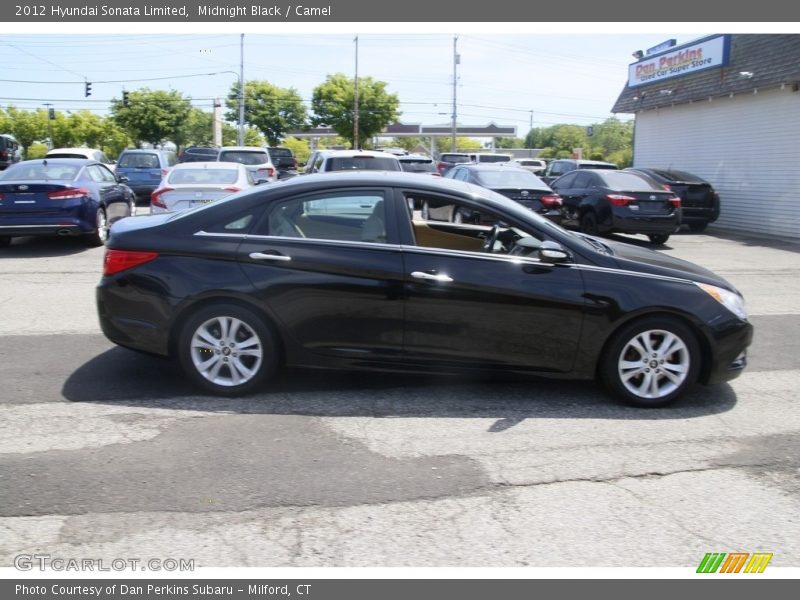Midnight Black / Camel 2012 Hyundai Sonata Limited