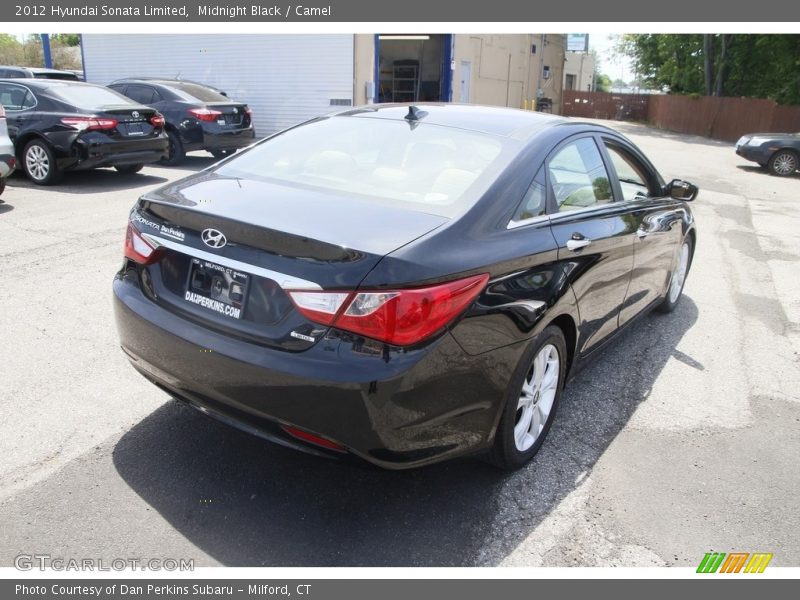 Midnight Black / Camel 2012 Hyundai Sonata Limited