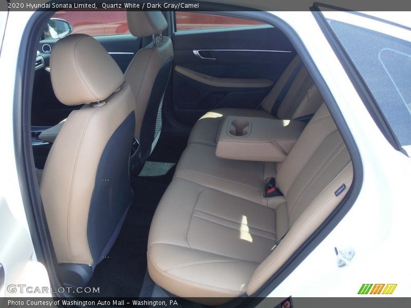Quartz White / Dark Gray/Camel 2020 Hyundai Sonata Limited
