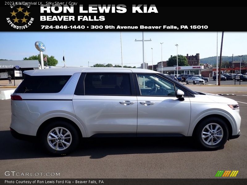 Silky Silver / Gray 2023 Kia Carnival LX