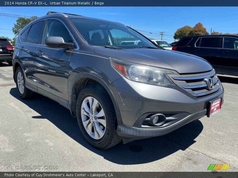 Urban Titanium Metallic / Beige 2014 Honda CR-V EX-L