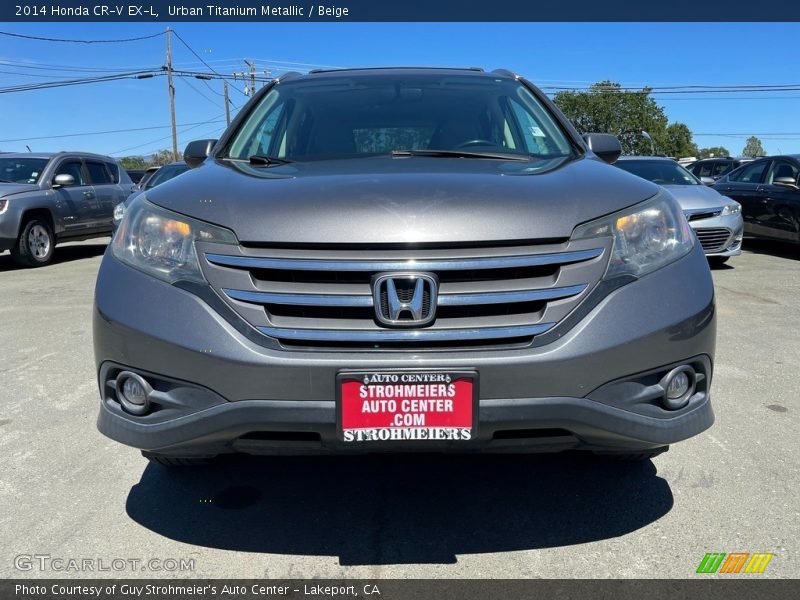Urban Titanium Metallic / Beige 2014 Honda CR-V EX-L