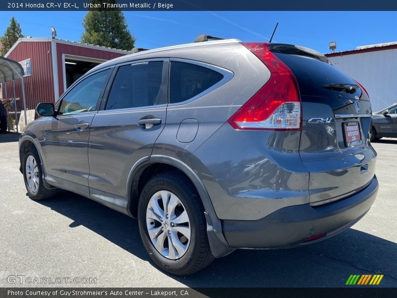 Urban Titanium Metallic / Beige 2014 Honda CR-V EX-L