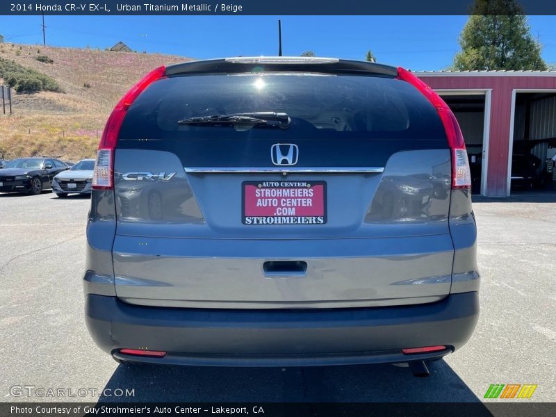 Urban Titanium Metallic / Beige 2014 Honda CR-V EX-L