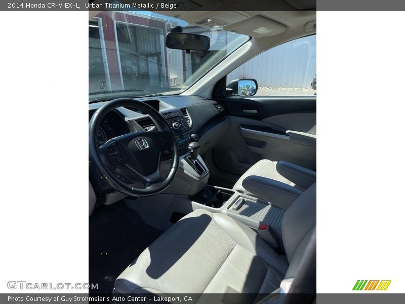 Urban Titanium Metallic / Beige 2014 Honda CR-V EX-L