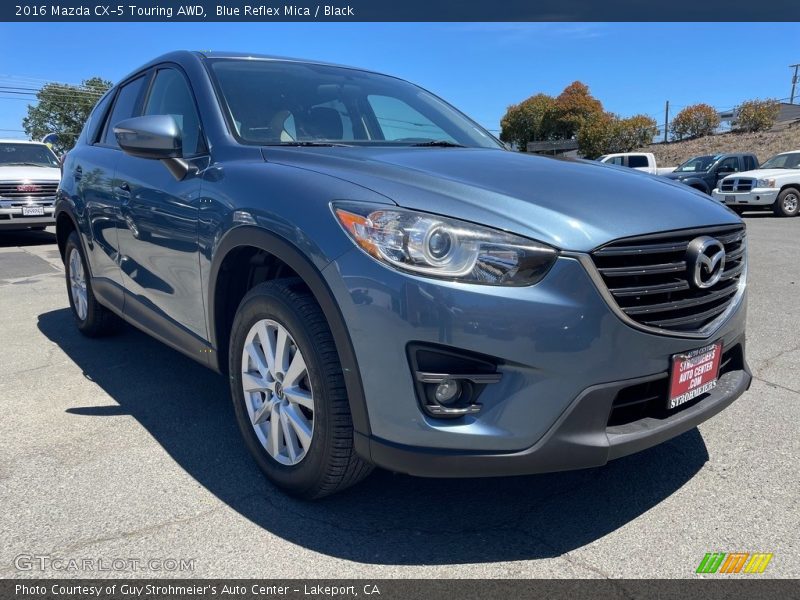 Blue Reflex Mica / Black 2016 Mazda CX-5 Touring AWD