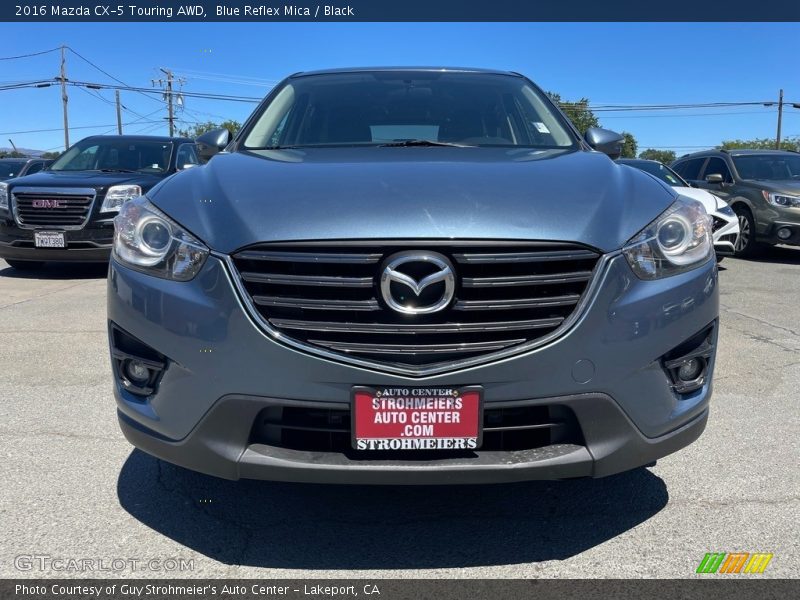 Blue Reflex Mica / Black 2016 Mazda CX-5 Touring AWD