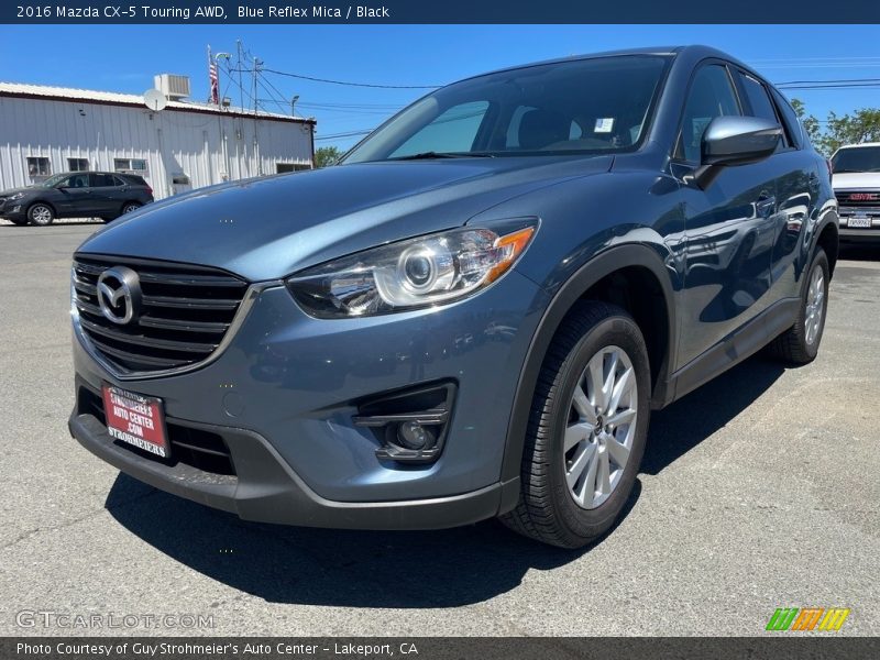 Blue Reflex Mica / Black 2016 Mazda CX-5 Touring AWD