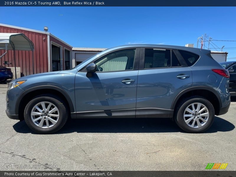 Blue Reflex Mica / Black 2016 Mazda CX-5 Touring AWD
