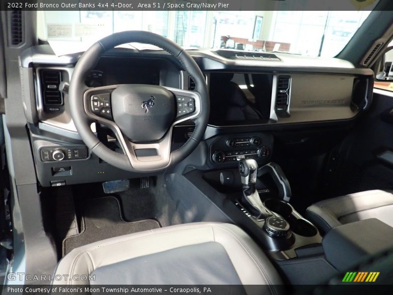 Area 51 / Space Gray/Navy Pier 2022 Ford Bronco Outer Banks 4x4 4-Door