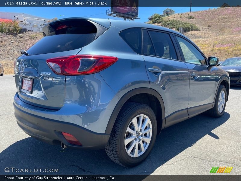 Blue Reflex Mica / Black 2016 Mazda CX-5 Touring AWD