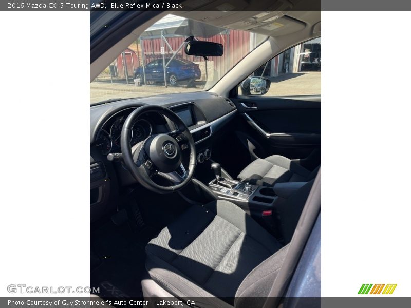 Blue Reflex Mica / Black 2016 Mazda CX-5 Touring AWD