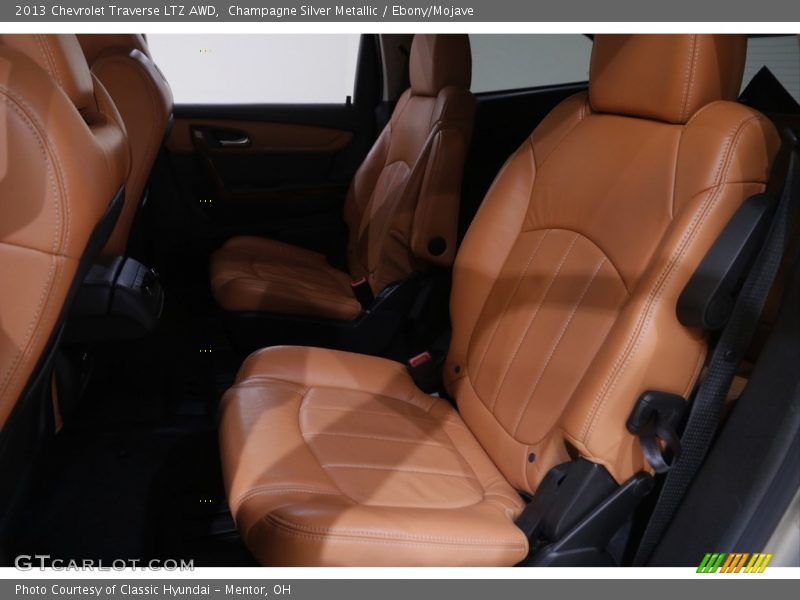 Champagne Silver Metallic / Ebony/Mojave 2013 Chevrolet Traverse LTZ AWD