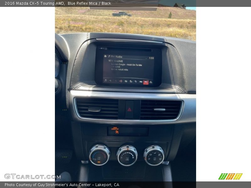 Blue Reflex Mica / Black 2016 Mazda CX-5 Touring AWD
