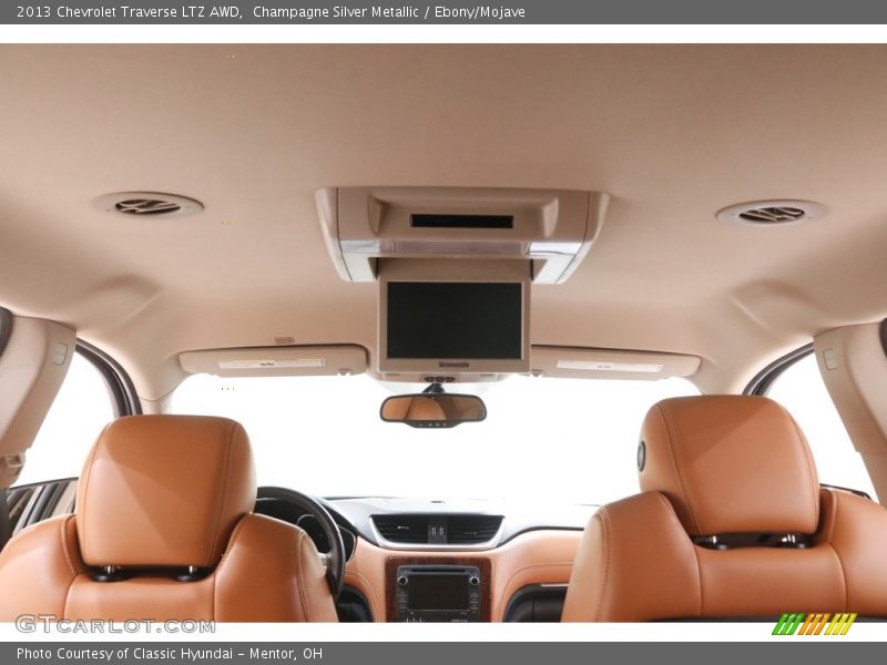 Champagne Silver Metallic / Ebony/Mojave 2013 Chevrolet Traverse LTZ AWD