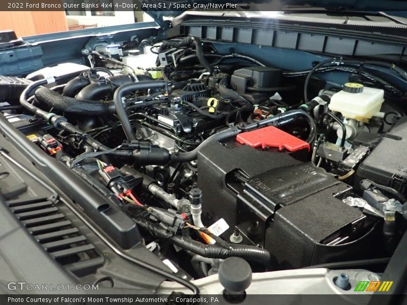  2022 Bronco Outer Banks 4x4 4-Door Engine - 2.3 Liter Turbocharged DOHC 16-Valve Ti-VCT EcoBoost 4 Cylinder
