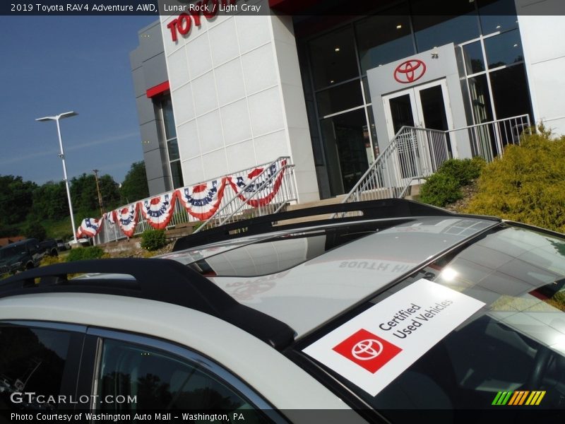Lunar Rock / Light Gray 2019 Toyota RAV4 Adventure AWD