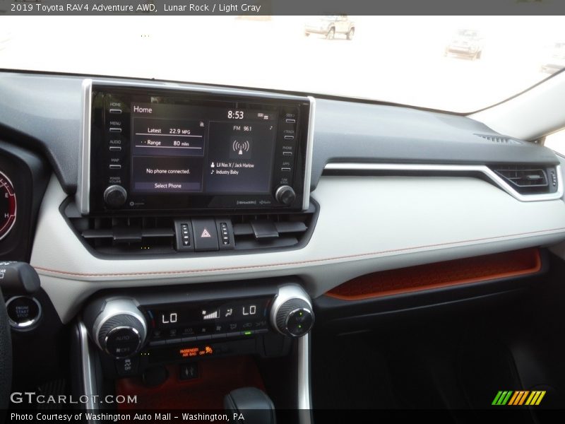 Lunar Rock / Light Gray 2019 Toyota RAV4 Adventure AWD
