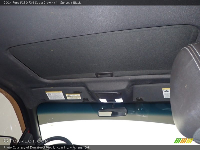 Sunset / Black 2014 Ford F150 FX4 SuperCrew 4x4