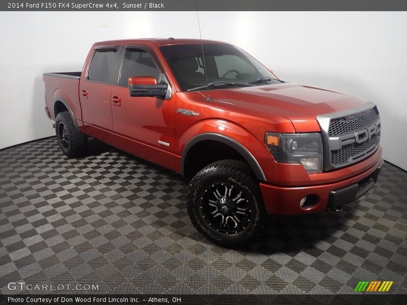 Sunset / Black 2014 Ford F150 FX4 SuperCrew 4x4
