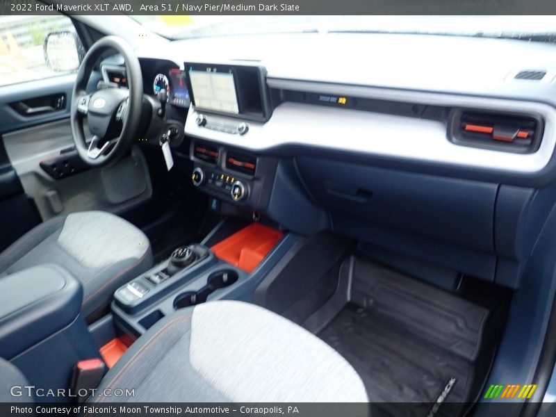 Dashboard of 2022 Maverick XLT AWD